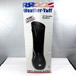 Tingley Weather Tuff stretch rubber overshoes 10" workboot Mens / Large / New